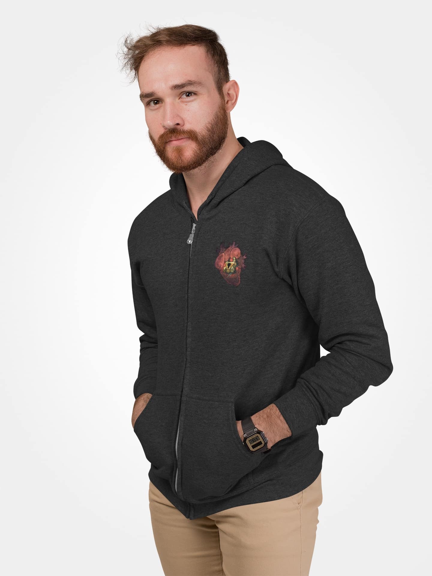 Ghost-Mother Zipped Hoodie Special Collection