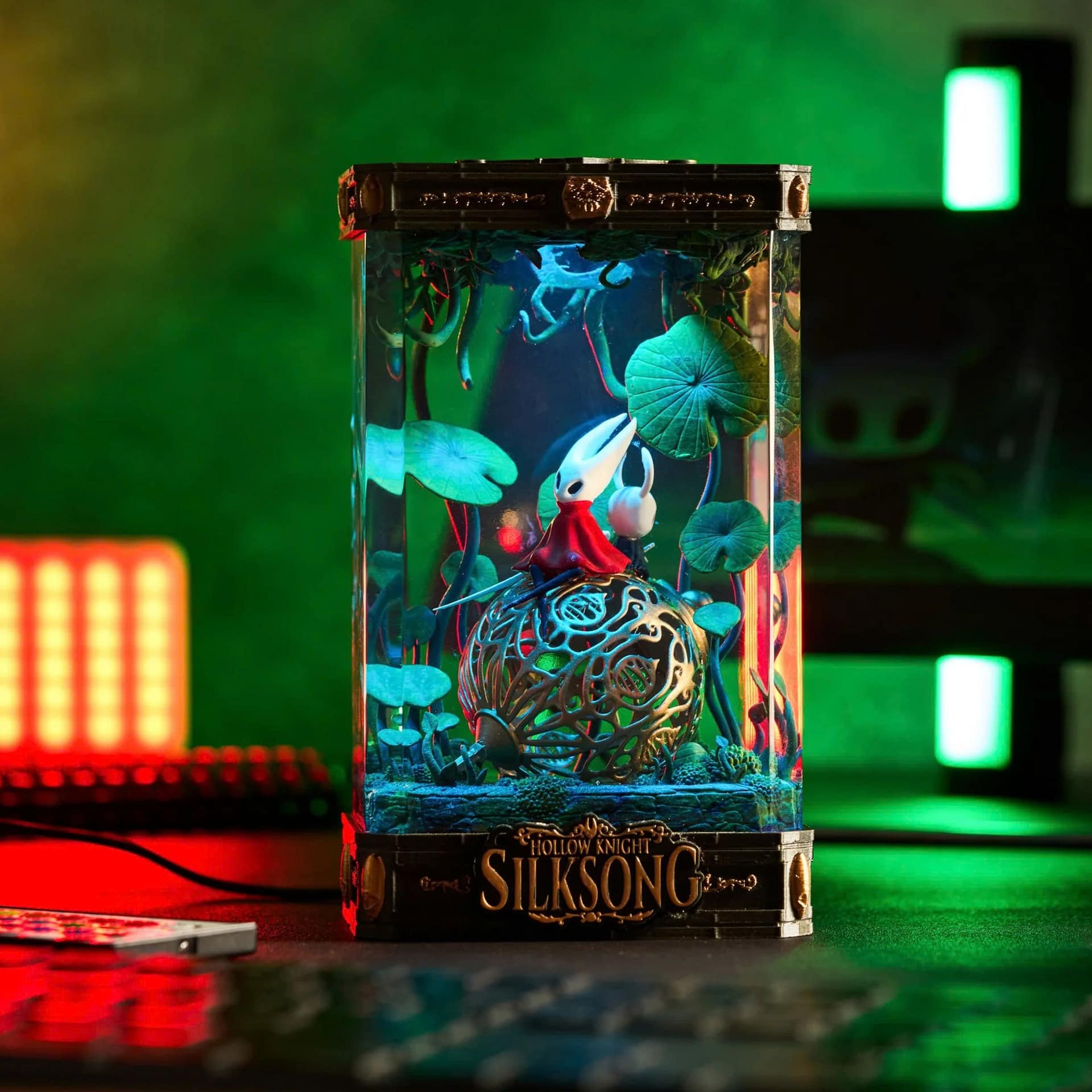 Hornet & Whispering Forest of Hallownest Lamp - Hollow Knight Silksong