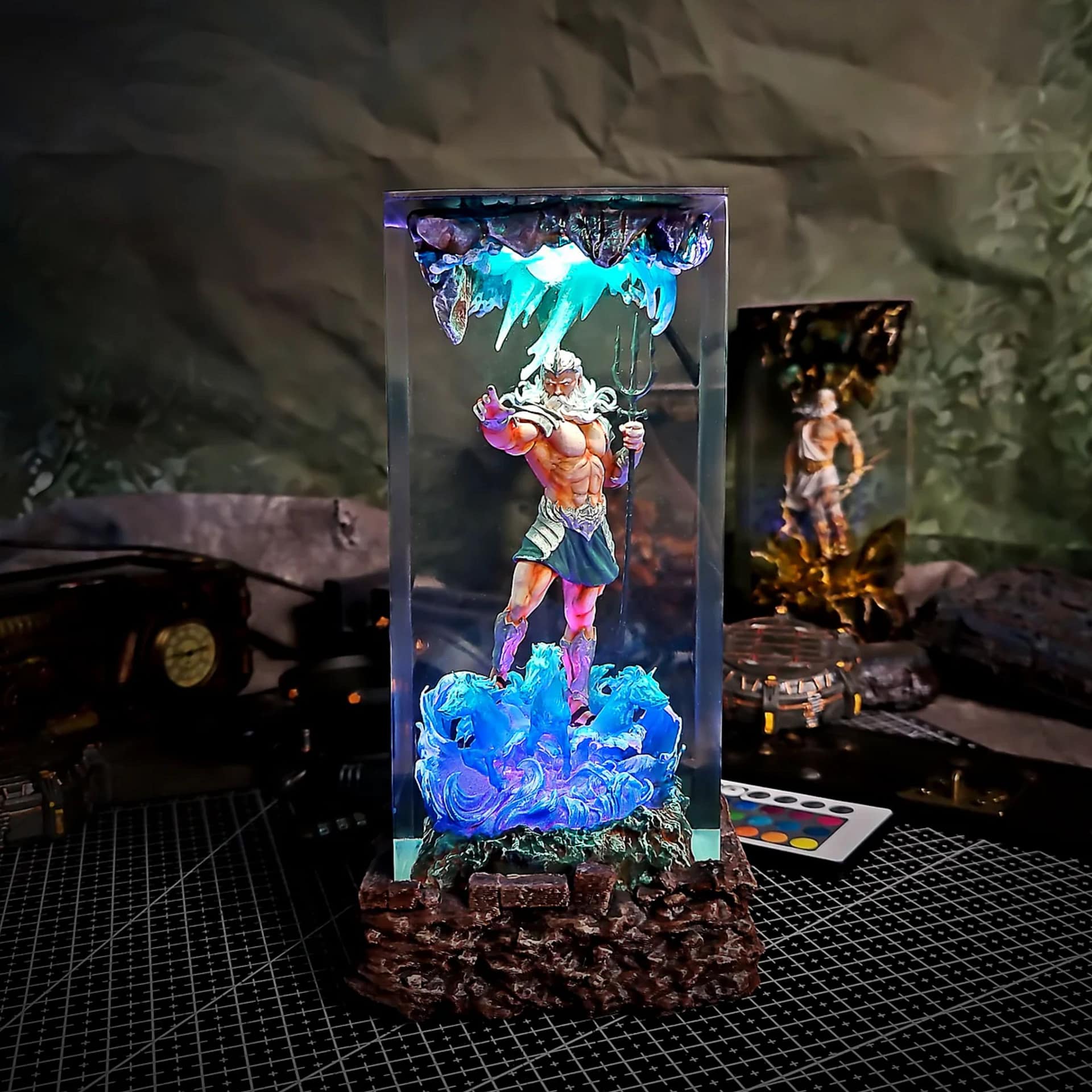 Poseidon Lamp - Greek Mythology