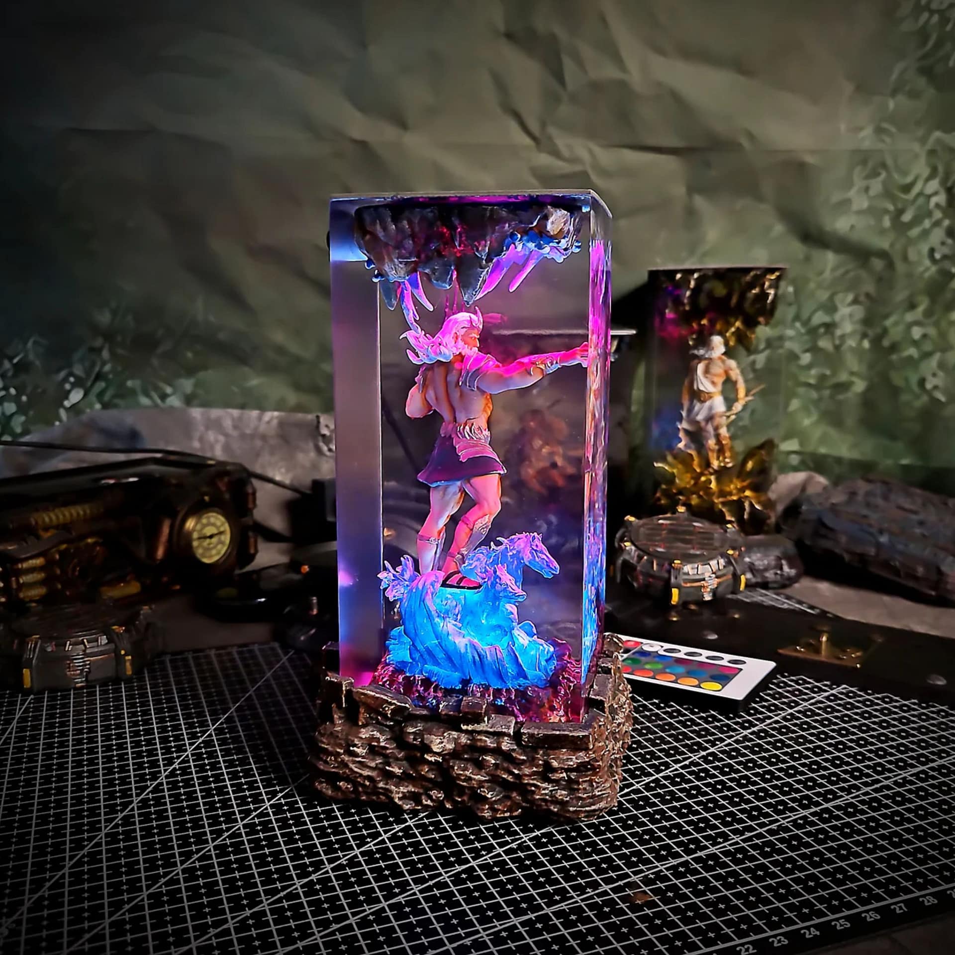 Poseidon Lamp - Greek Mythology - Image 4